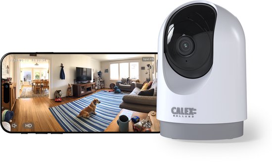 Calex Indoor Pan & Tilt Camera - Wifi Beveiligingscamera voor Binnen - 2K van Calex — afbeelding 2
