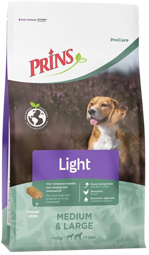 Prins ProCare Light Low Calorie 12kg - Hondenvoer
