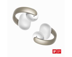 soundcore AeroClip by Anker, Oordopjes met open oor, clip-on hoofdtelefoon, adaptief comfort, heldere gesprekken met 4 microfoons en AI, stabiele pasvorm, 12 mm drivers voor helder geluid, open
