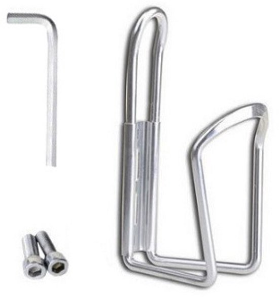 Voltano Fiets Bidonhouder Aluminium - Zilver - Inclusief Inbus — afbeelding 2