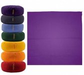 Meditatiemat hoes violet 7e chakra - 65x65x5 - Katoen - Violet - Biologisch