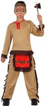Indiaan/indianen pak verkleedset / kostuum voor jongens - carnavalskleding - voordelig geprijsd 128 (7-9 jaar)