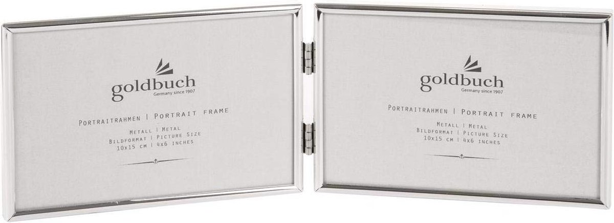 Goldbuch Fotolijst Fine Double - Zilver - 15x10 cm