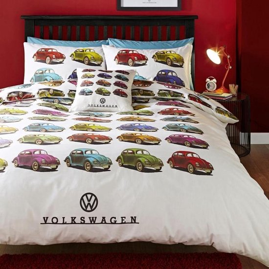 Volkswagen Kever/ Beetle 2 persoons dekbedovertrek 200 x 200 cm. | bol.com