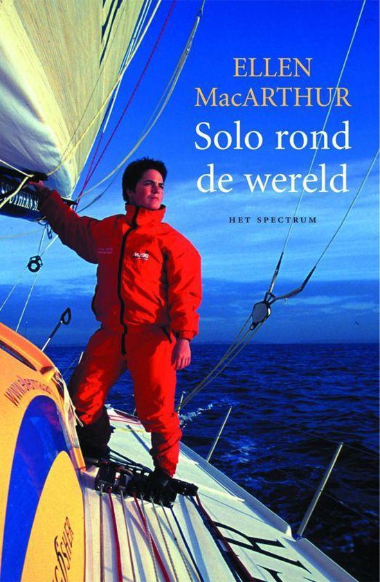 Cover van het boek 'Solo rond de wereld' van Ellen MacArthur