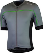 Rogelli KM Passo Sportshirt performance - Maat XL  - Mannen - grijs/ zwart