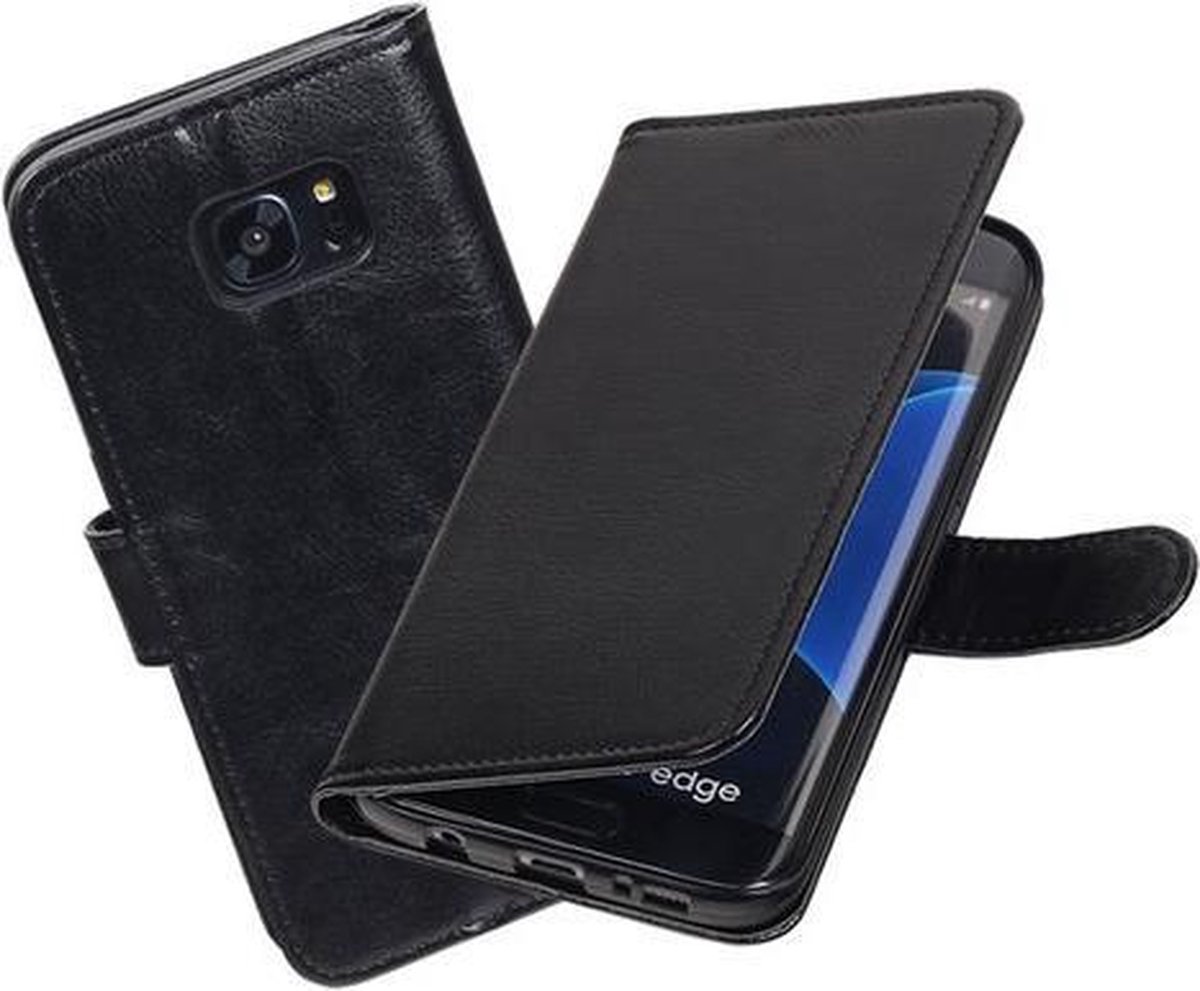BestCases.nl Zwart Portemonnee booktype hoesje Samsung Galaxy S7 Edge G935F
