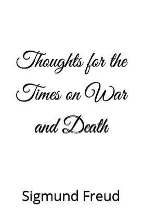 Thoughts for the Times of War and Death - cover