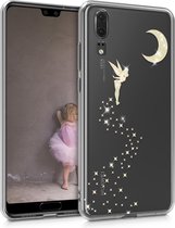 kwmobile telefoonhoesje voor Huawei P20 - Hoesje voor smartphone - Glitterfee design