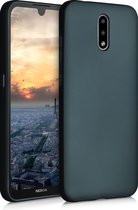 kwmobile telefoonhoesje voor Nokia 2.3 - Hoesje voor smartphone - Back cover in metallic petrol