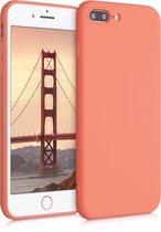 kwmobile telefoonhoesje voor Apple iPhone 7 Plus / 8 Plus - Hoesje voor smartphone - Back cover in zomers oranje