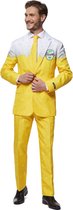 Suitmeister Premium Beer Yellow - Mannen Bier Pak - Goud Geel - Bier Kostuum - Carnaval - Maat S