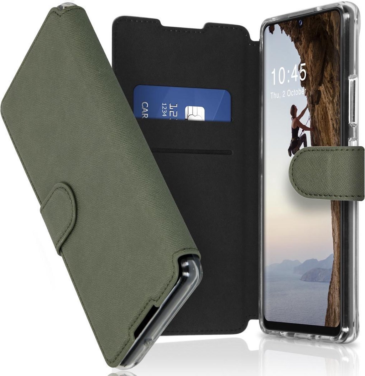 Accezz Xtreme Wallet Booktype Samsung Galaxy A42 hoesje - Lichtgroen
