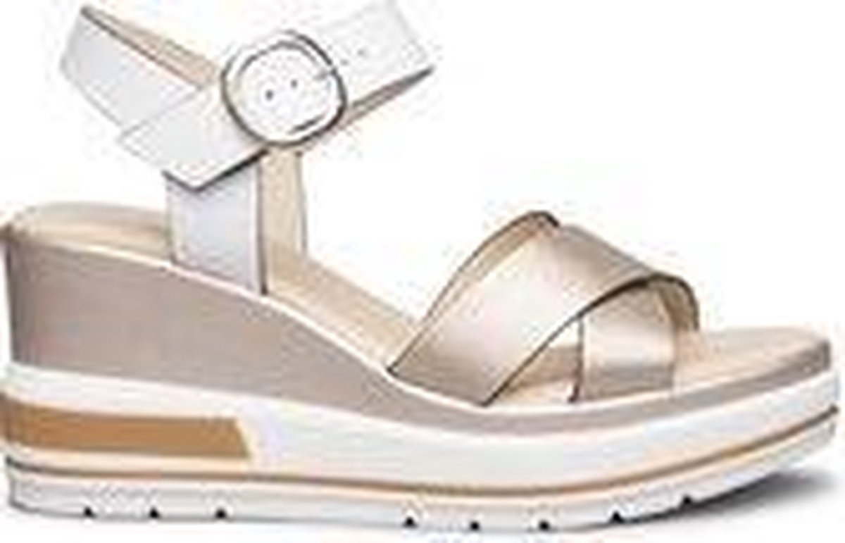 NeroGiardini E115763D 675 Sandaal wit/brons maat 39 | bol.com