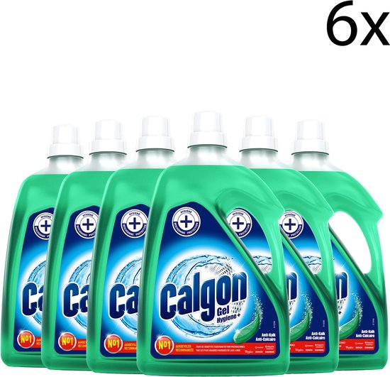 Calgon Hygiëne+ Gel Wasmachine Reiniger en Anti kalk 2,25 L x6