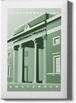 Walljar - Haarlemmerpoort - Muurdecoratie - Poster met lijst