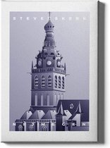 Walljar - Stevenskerk - Muurdecoratie - Poster met lijst