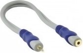 HQ Standaard 2.5mm Stereo Male - 3.5mm Stereo Female Kabel 0.20 M