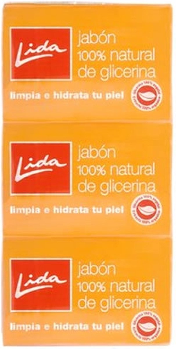 Lida Jabon 100% Natural Glicerina Original Set