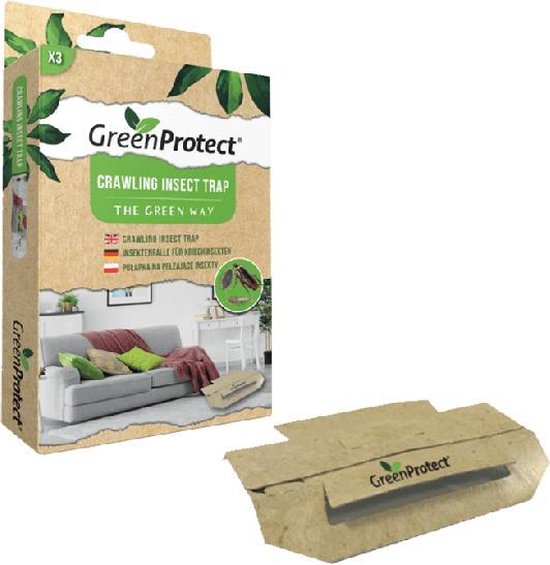 Green Protect Kruipende Insectenvak - zilvervisjes, kakkerlakken, pissebedden, mieren