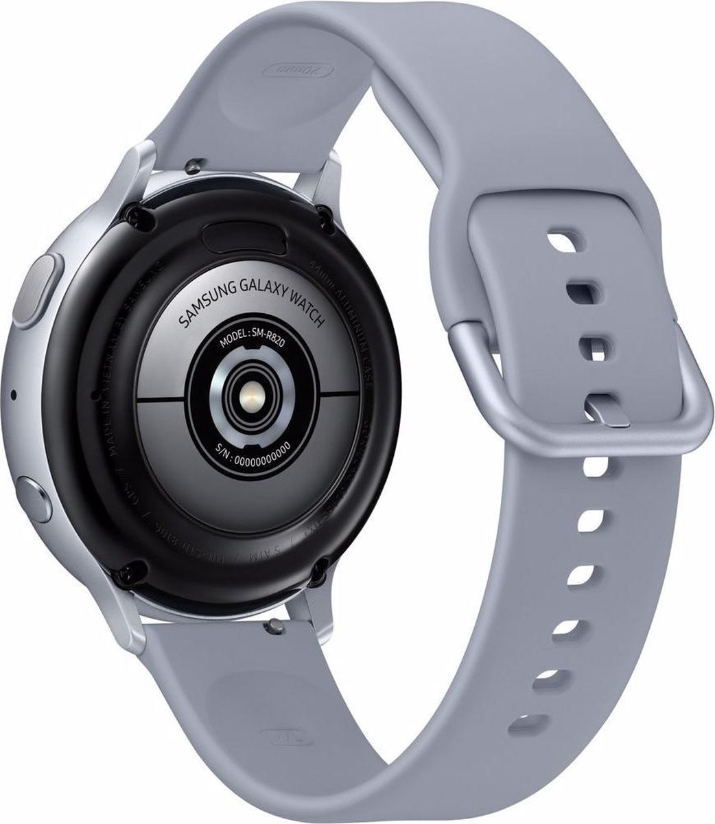Samsung Galaxy Watch Active2 - Aluminium - 44mm - Grijs/zilver | bol.com