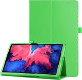 Lunso - Stand flip sleepcover hoes - Lenovo Tab P11 - Groen