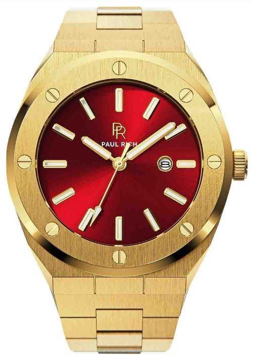 Paul Rich Signature Sultan's Ruby Staal PR68GRS horloge 45 mm