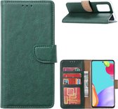 Samsung A32 4G hoesje bookcase Groen - Samsung Galaxy A32 4G portemonnee book case hoes cover