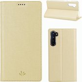 Voor OnePlus Nord / OnePlus Z / OnePlus 8 Nord 5G ViLi DMX-54 Schokbestendig TPU + PU-leer Magnetische attractie Horizontale flip-beschermhoes met kaartsleuven en houder (goud)