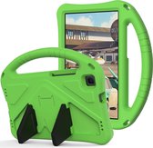 Voor Samsung Galaxy Tab A 8.0 (2019) T290 / T295 EVA Flat Anti Falling beschermhoes Shell met houder (groen)