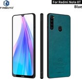 Voor Xiaomi Redmi Note 8T PINWUYO Pin Rui-serie Klassiek PU-leer + PC + TPU Anti-fall All-inclusive hoes (blauw)