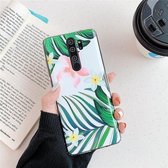 Voor Xiaomi Hongmi Note 8 Pro Smooth Flower Series IMD TPU mobiele telefoonhoes (Plumeria White KF3)