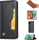 Voor Xiaomi Mi 10T / Mi 10T Pro Kneed Huidtextuur Horizontale Flip Leren Case met Fotolijst & Houder & Kaartsleuven & Portemonnee (Zwart)