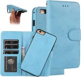 Voor iPhone 6 KLT888-2 Retro 2 in 1 afneembare magnetische horizontale flip TPU + PU lederen tas met houder & kaartsleuven & fotolijst & portemonnee (hemelsblauw)
