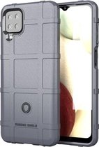 Voor Samsung Galaxy M12 volledige dekking schokbestendig TPU-hoesje (grijs)
