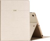 Voor iPad Pro 11 inch GEBEI PU + TPU horizontale flip lederen tas met houder en kaartsleuven (goud)