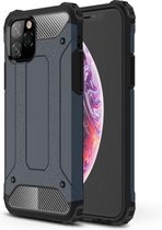 Magic Armor TPU + pc-combinatiehoes voor iPhone 11 Pro Max (marineblauw)