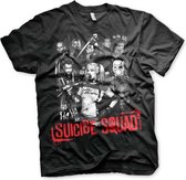 DC Comics Suicide Squad Heren Tshirt -L- Suicide Squad Zwart