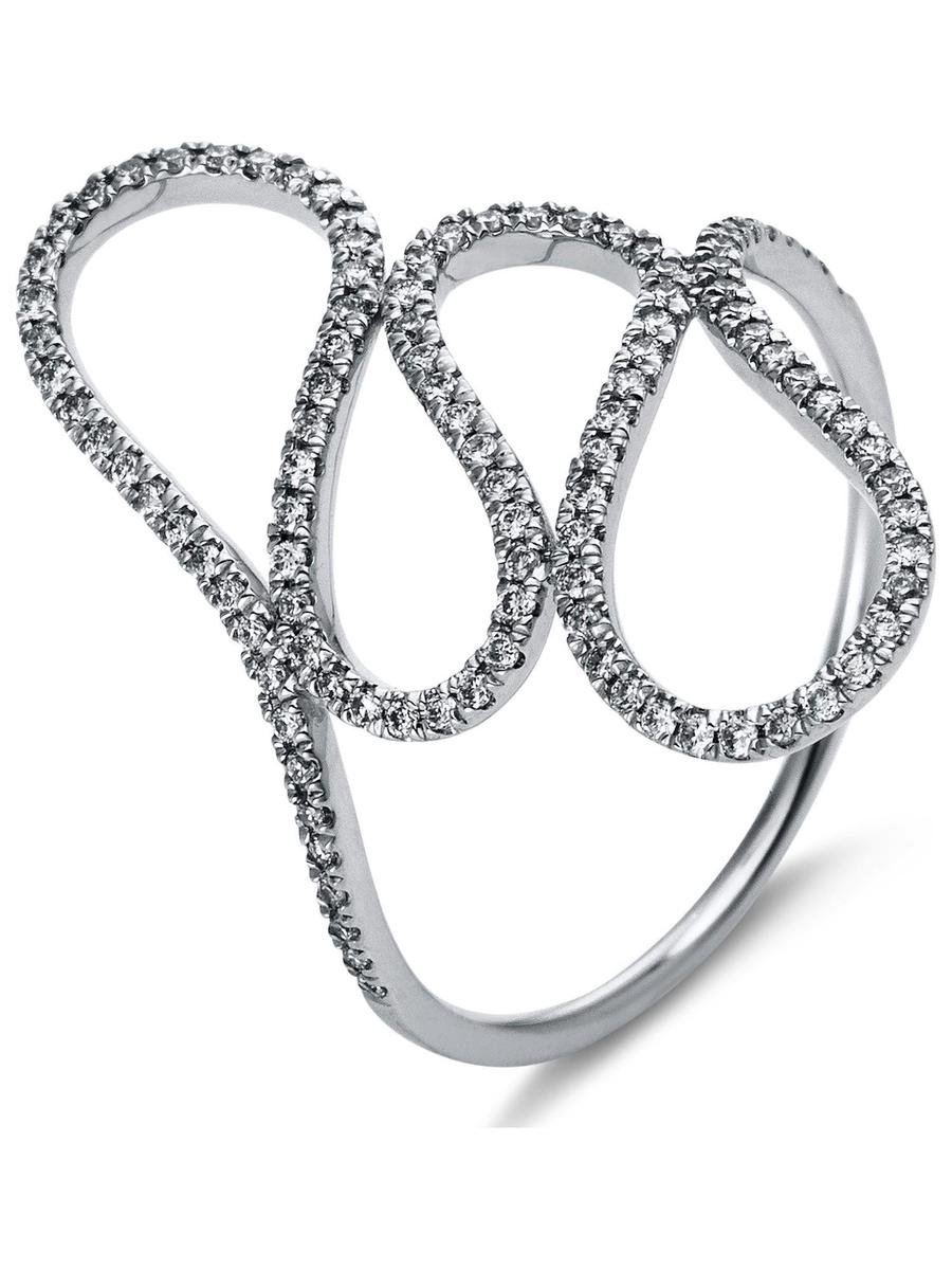 Luna Creation - Ring - Dames - 18K witgoud - Diamant - 0.28 ct - 1N807W853-2-53