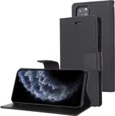 Voor iPhone 11 Pro MERCURY GOOSPERY FANCY DAGBOEK Horizontale flip lederen tas met houder & kaartsleuven en portemonnee (zwart)