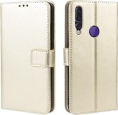 Retro Crazy Horse Texture horizontale flip lederen tas voor Lenovo Z5S, met houder & kaartsleuven & fotolijst (goud)