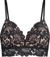 Hunkemöller Dames Lingerie Voorgevormde longline bh zonder beugel Shiloh - Zwart - maat E80