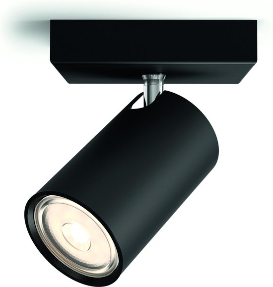 Philips myLiving 5059130PN Spot d'éclairage de surface Noir GU10 LED