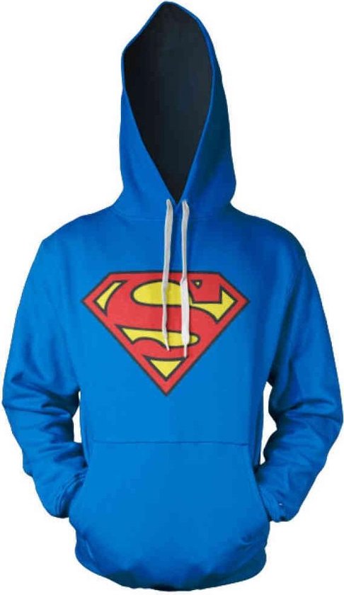 DC Comics Superman Hoodie/pull -XL- Shield Blauw