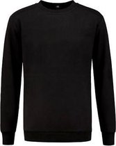 REWAGE Sweater Premium Heavy Kwaliteit - Heren - Zwart - S
