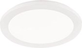 LED Plafondlamp - Nitron Camy - Opbouw Rond 15W - Spatwaterdicht IP44 - Dimbaar - Warm Wit 3000K - Mat Wit