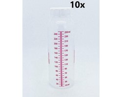 STERIFEED moedermelk bewaarfles herbruikbare kwaliteit plastic 10 x 250 ml