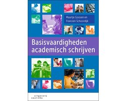 Omslag van Basisvaardigheden academisch schrijven