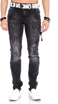 Cipo & Baxx Jeanshose mit Gürtel