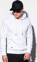 Hoodie - heren - effen - basic - Wit